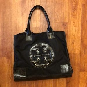 Tory Burch Large Ella Patent Nylon Tote ✨